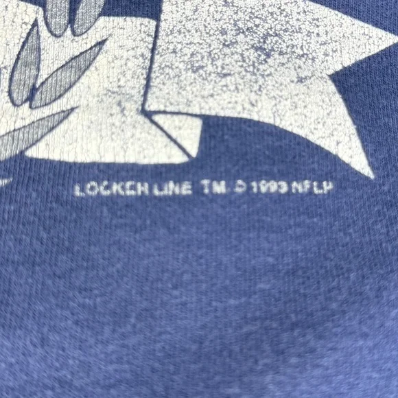 Vintage Dallas Cowboys T-Shirt Single Stitch Super Bowl XXVII 1993 Made In USA - Picture 3 of 4